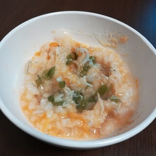 離乳食後期★野菜としらすのきなこ粥